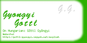 gyongyi gottl business card